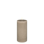 Uyuni stompkaars pillar candle sandstone 7,8 x 15,2 cm